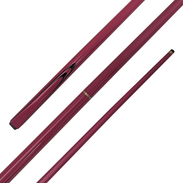 Cuemaster A-Series - Metalic 2-Piece Cue 57" / Pink / 9mm Glue On Cues