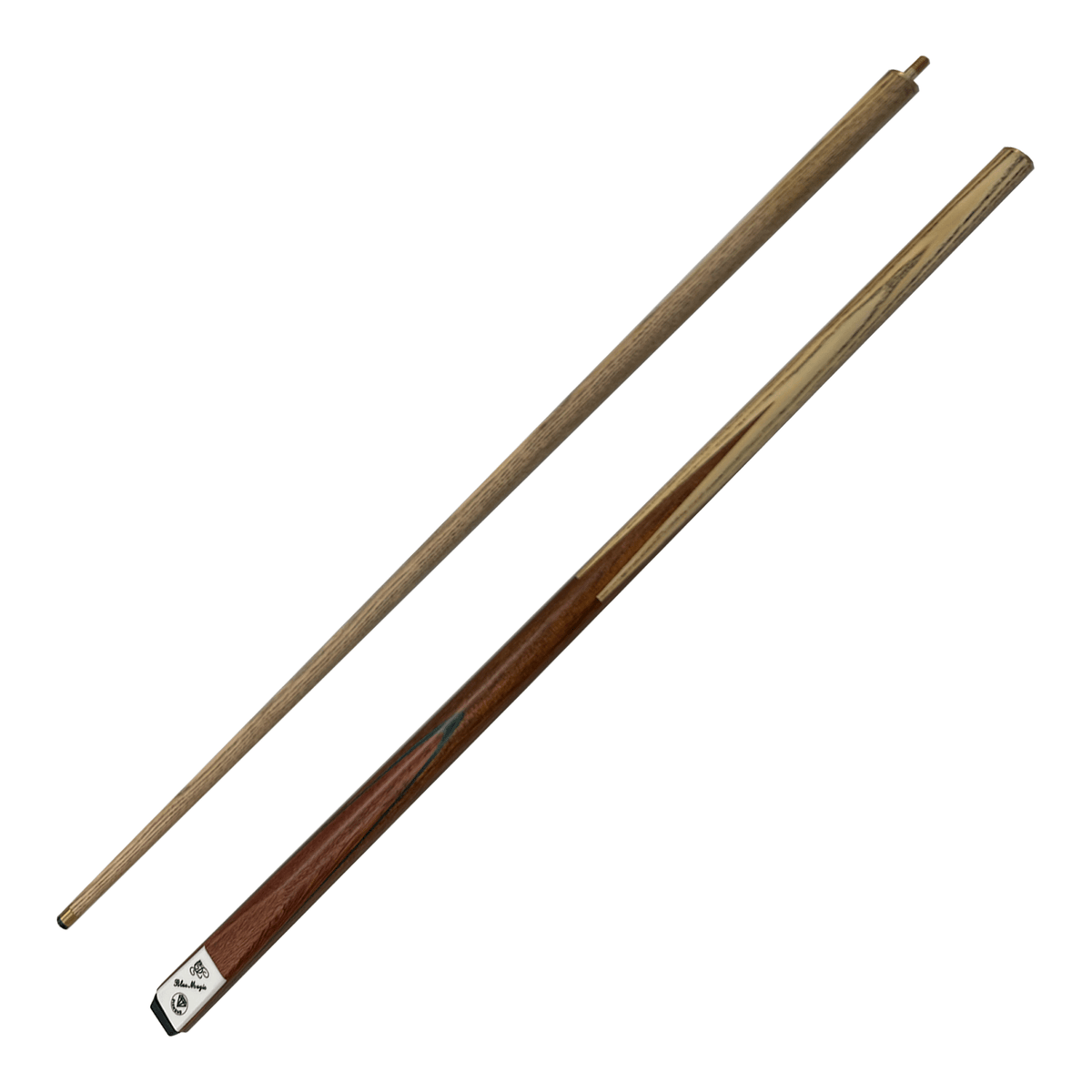 Diamond Blue Magic - 2-Piece Ash Cue 57" / 9.5mm Glue On Cues