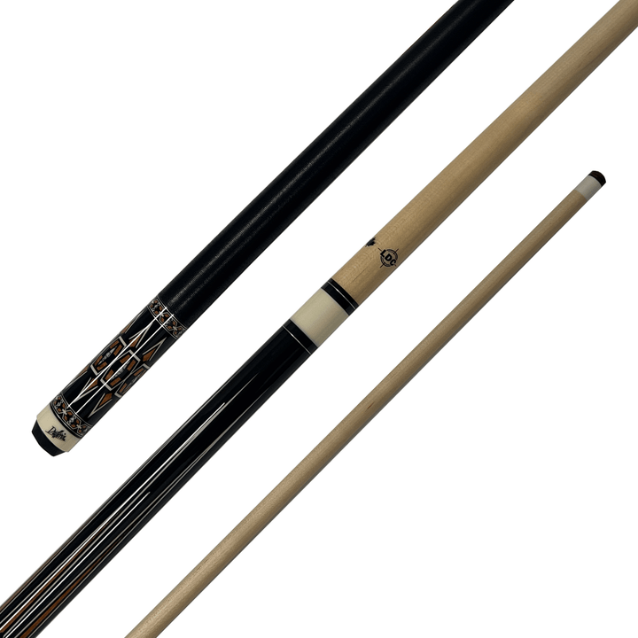Dufferin 9 Ball - 2-Piece Maple Cue 58" / 13mm Glue On / Birdseye Cues