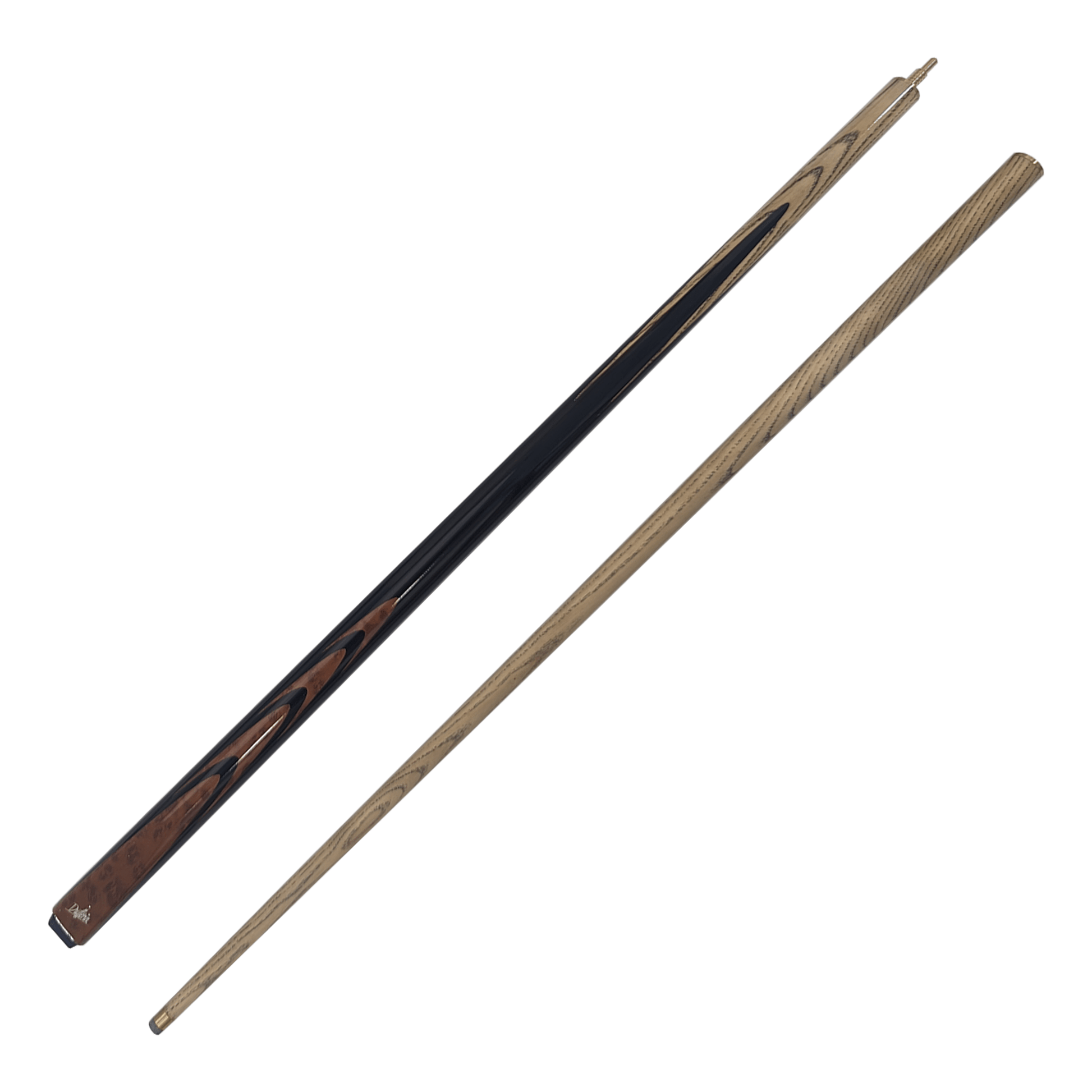 Dufferin Orange Flames - 2-Piece Ash Cue 57" / 9mm Glue On Cues