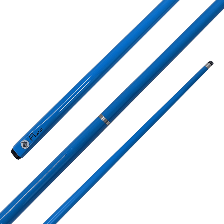 Formula Sports Fluro - 2-Piece Composite Cue 57" / 10mm Glue On / Blue Cues