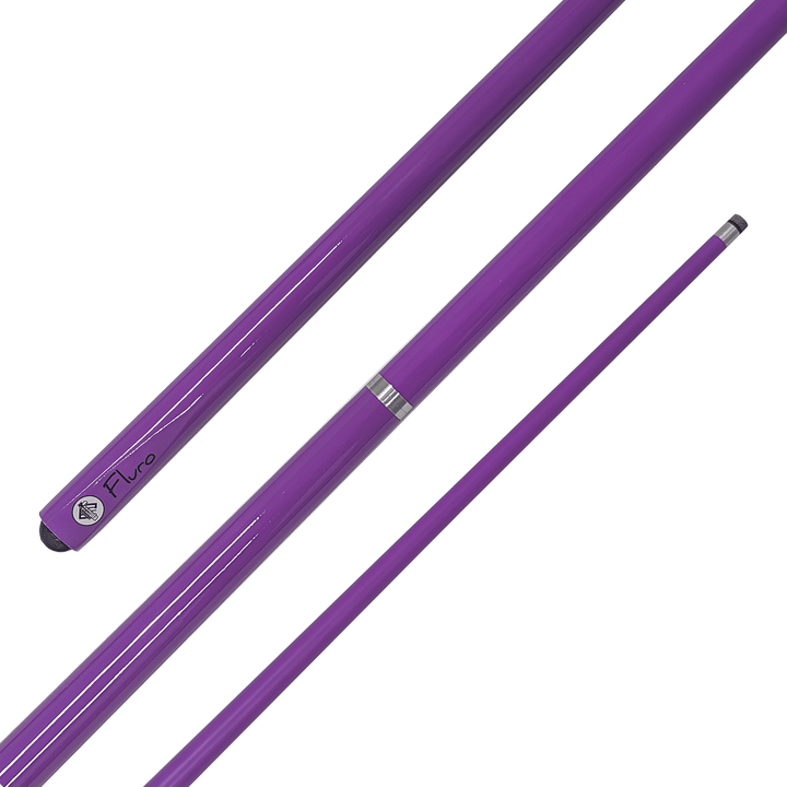 Formula Sports Fluro - 2-Piece Composite Cue 57" / 10mm Glue On / Purple Cues