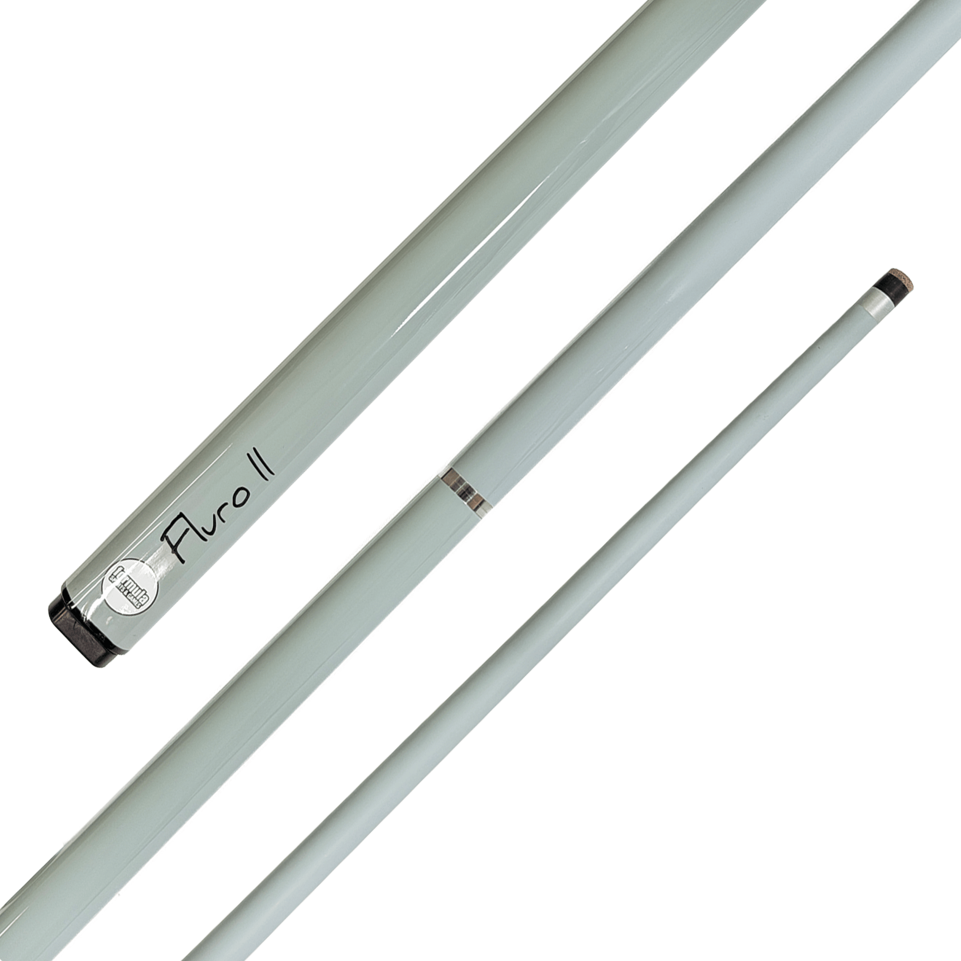 Formula Sports Fluro II - 2-Piece Composite Cue 57" / 10mm Screw In / Silver Cues