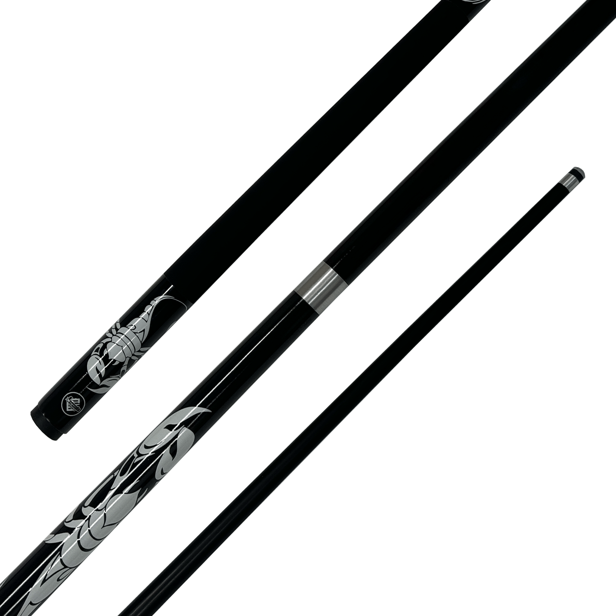 Formula Sports Scorpion - 2-Piece Composite Cue 57" / 10mm Glue On / Black Cues