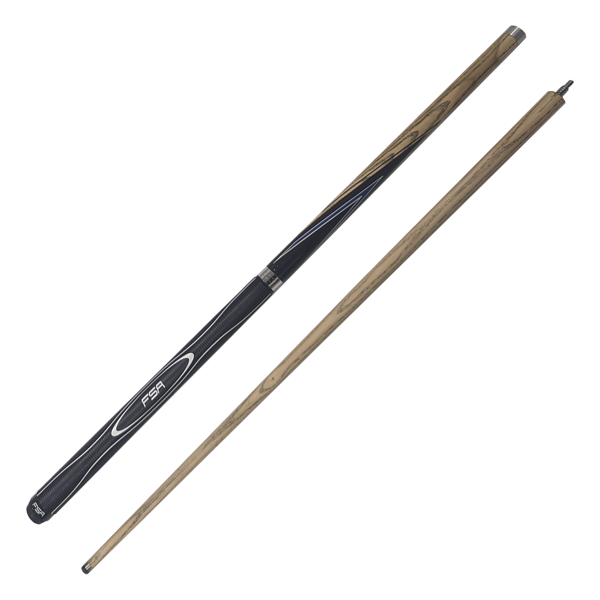 Formula Sports Weight Adjustable (WAC) Soft Grip - 2-Piece Premium Ash Cue 57" / 9.5mm Glue On Cues