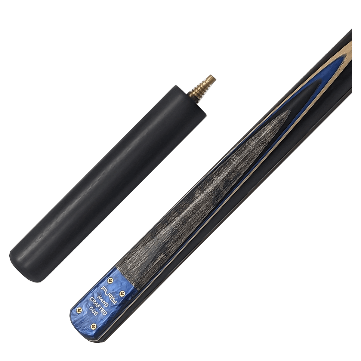 Fury SN-21 - 2-Piece Hand Spliced Cue with 6" Extension 57" / 9.5mm Glue On Cues