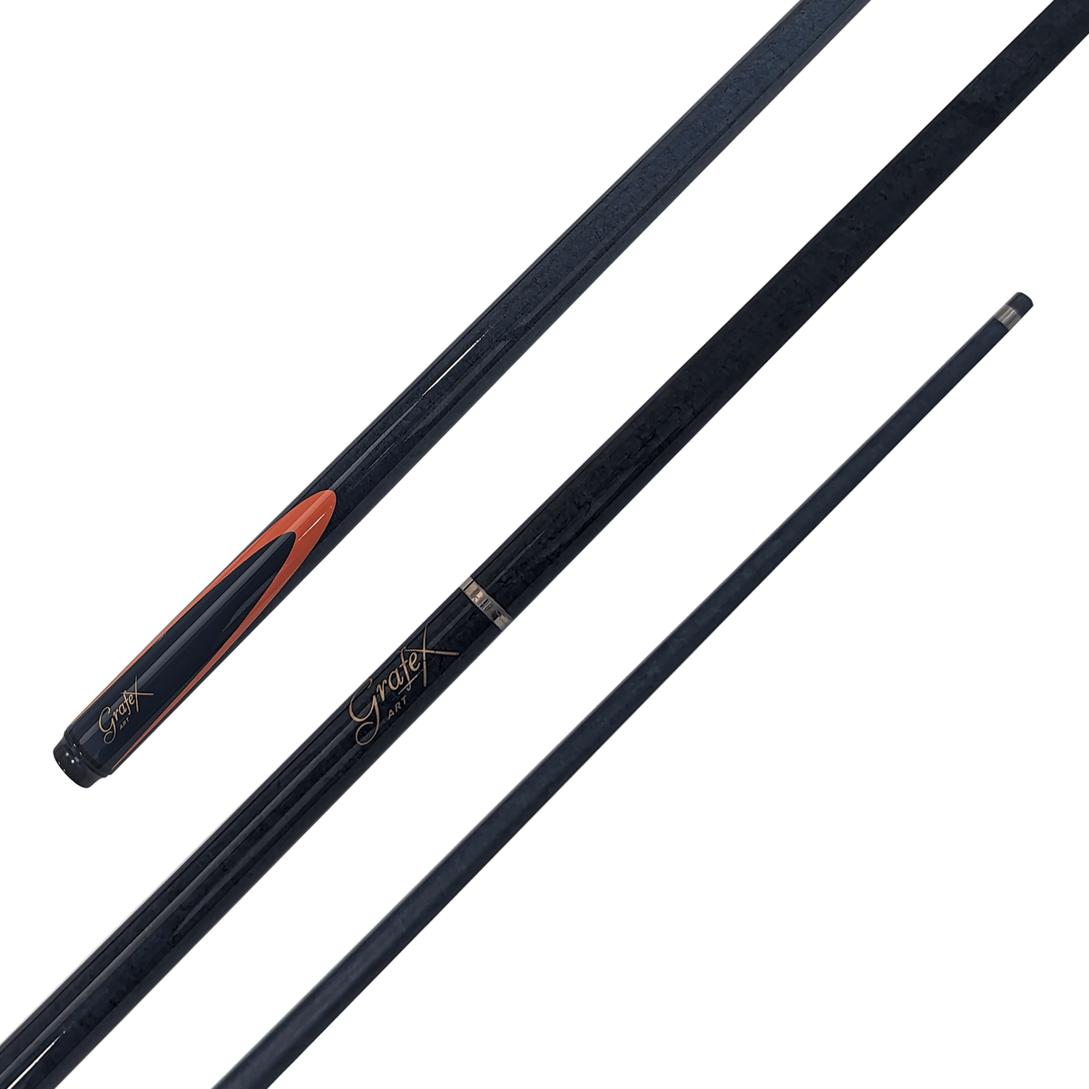 Grafex Art - 2-Piece Multi Weight Graphite Cue 58" / 9.5mm Glue On / Blue Cues