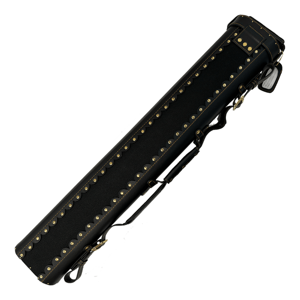 Mitchell 2-Piece Black & Gold Vinyl Heavy Duty Tube Cue Case Cases