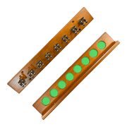 Mitchell 8 Clip Cue Rack 8 Cue / Timber & Brass Accessories
