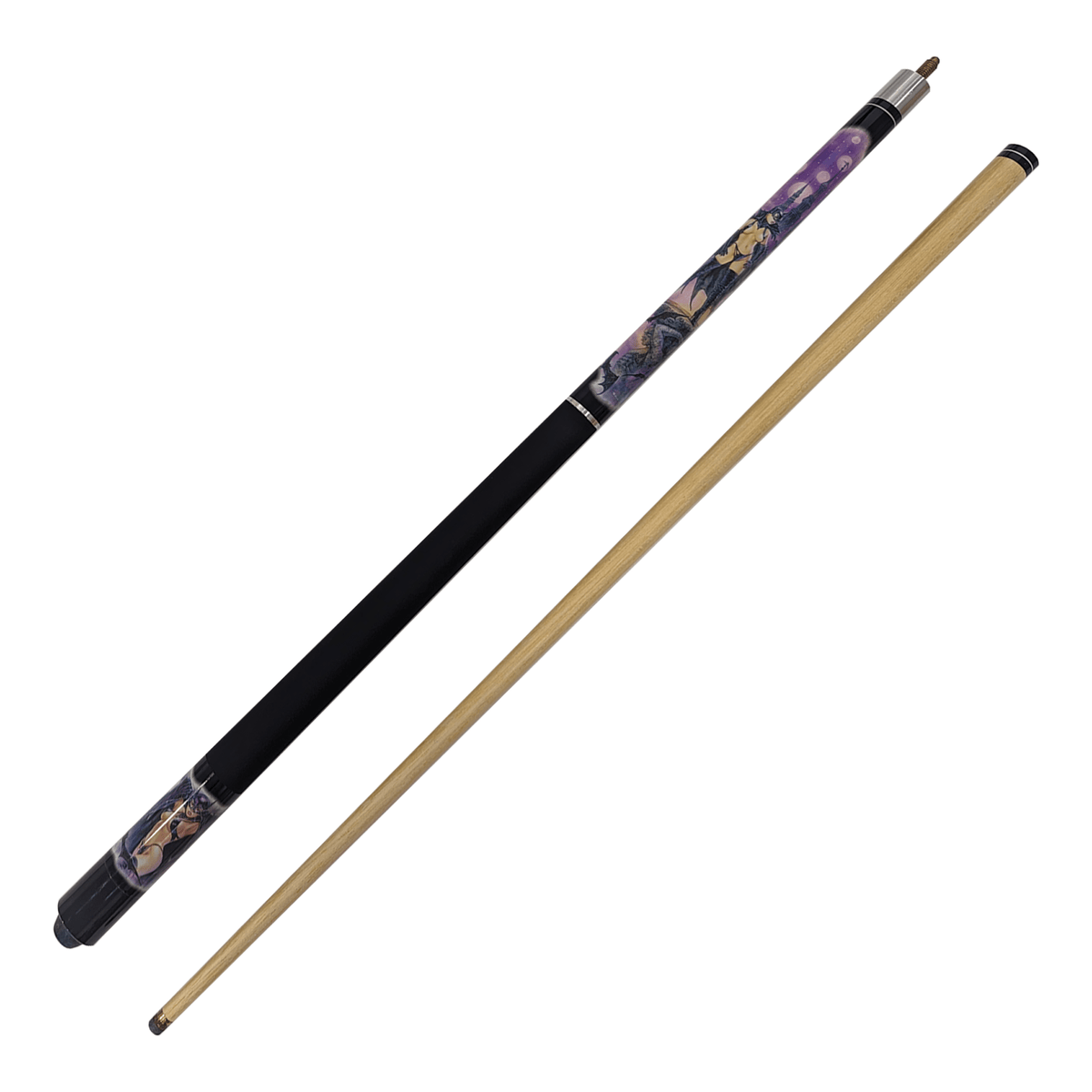 Mitchell Bat Vixen Fantasy - 2-Piece Flash Cue 57" / 9mm Glue On Cues