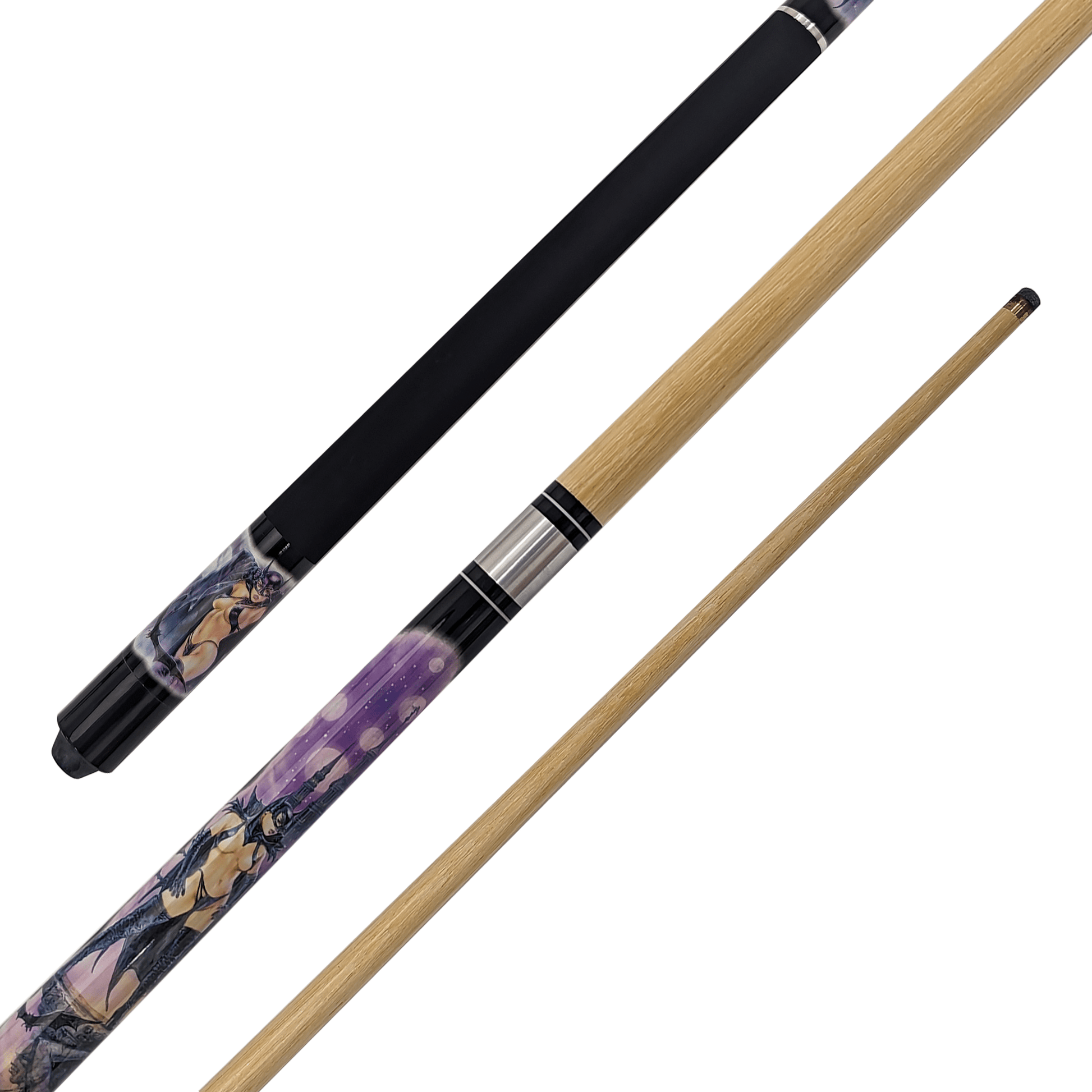 Mitchell Bat Vixen Fantasy - 2-Piece Flash Cue 57" / 9mm Glue On Cues