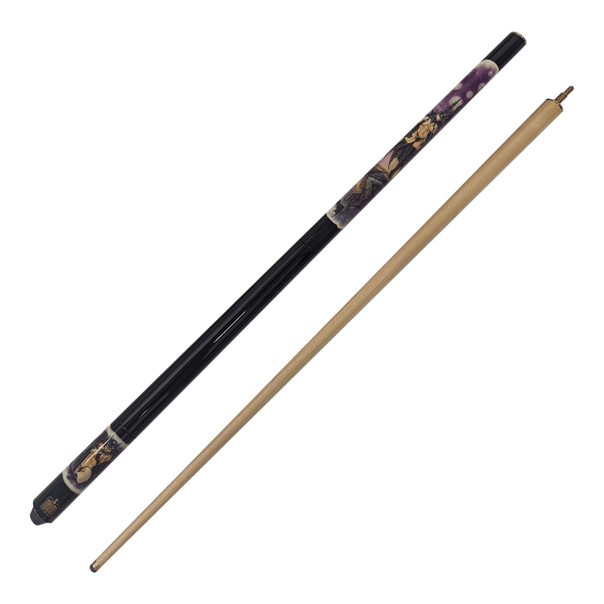Mitchell Bat Vixen Fantasy - 2-Piece Maple Cue 57" / 9mm Glue On Cues