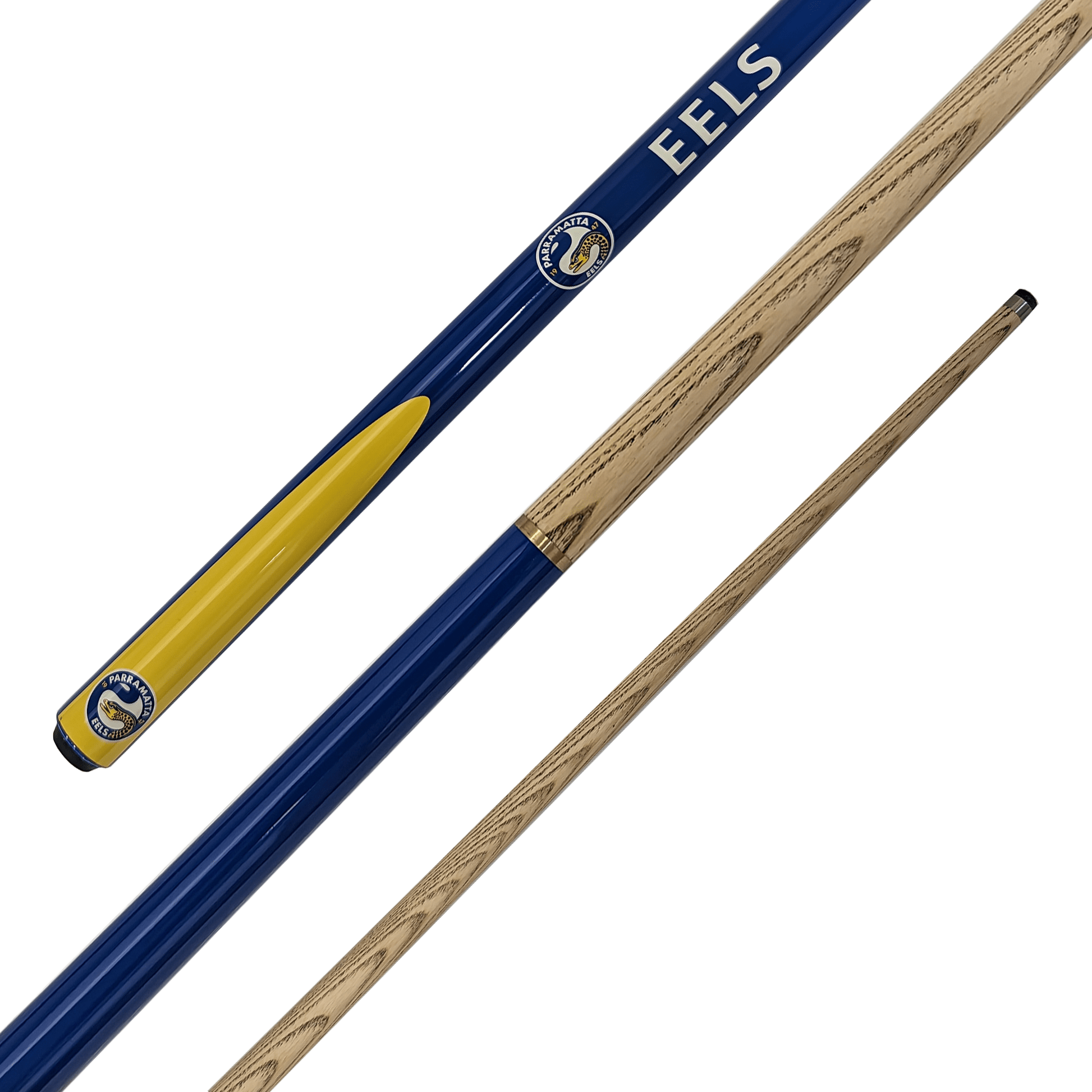 NRL NRL Teams - 2-Piece Ash Cue 57" / 10mm Glue On / Parramatta Eels Cues