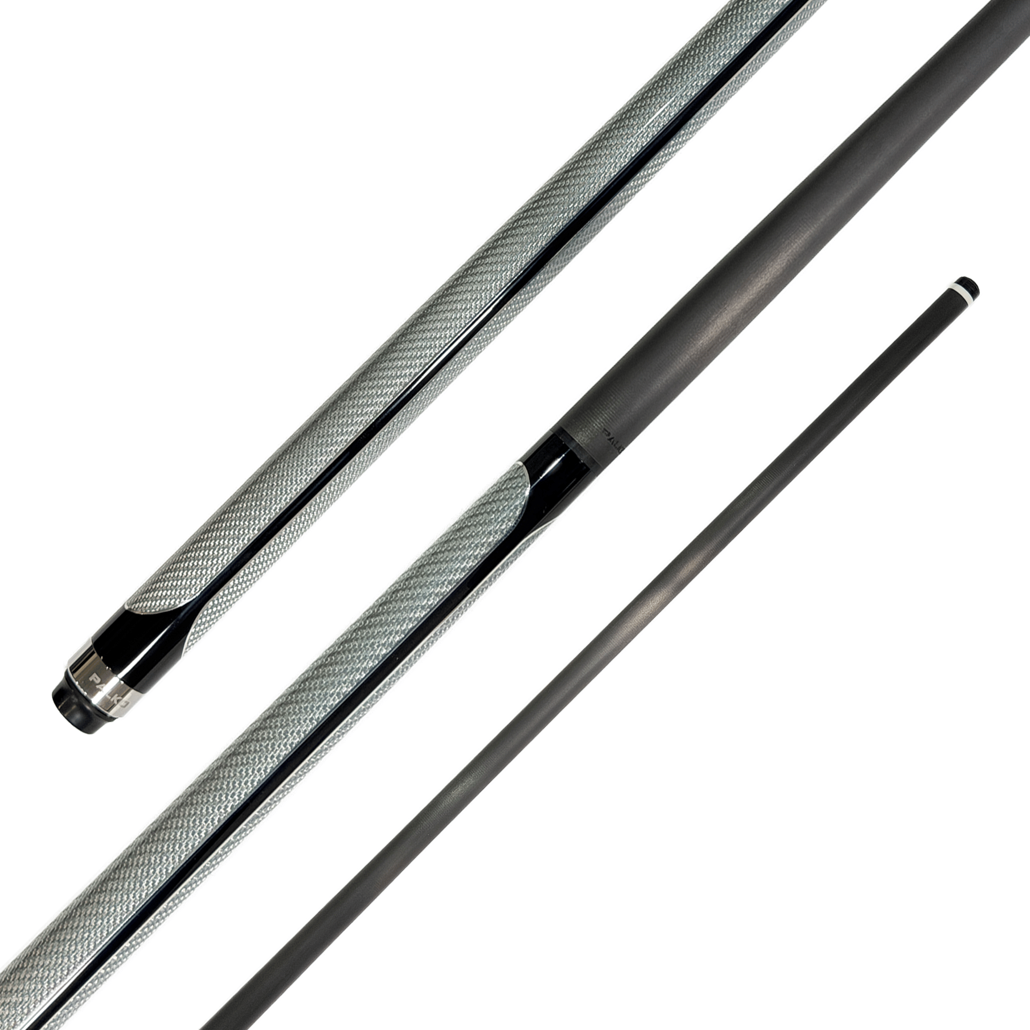 Palko Warrior - 2-Piece Carbon Cue 58" / 9.5mm Glue On / Grey Cues