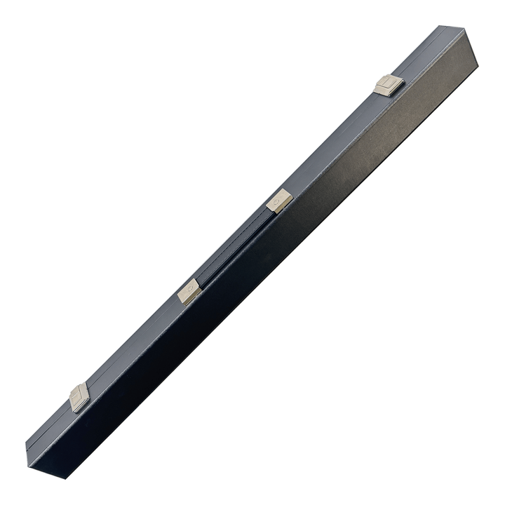 Pot Black 2-Piece Simulated Leather Hard Cue Case Black Cases