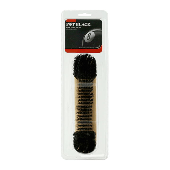 Pot Black 9" Table Brush Timber Accessories