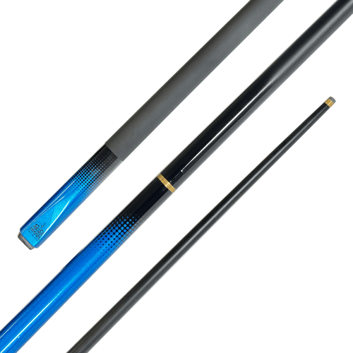 Pot Black Blue Viper - 2-Piece Cue 57" / 8mm Glue On Cues