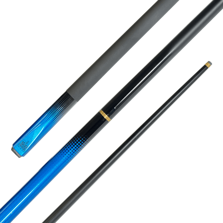 Pot Black Blue Viper - 2-Piece Cue 57" / 8mm Glue On Cues