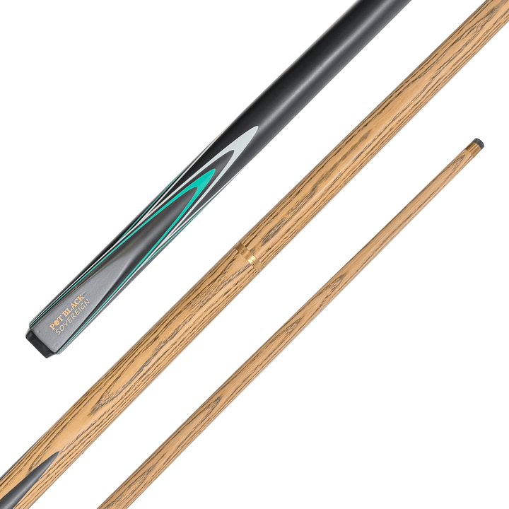 Pot Black Sovereign - 2-Piece Ash Cue 57" / 10mm Glue On Cues