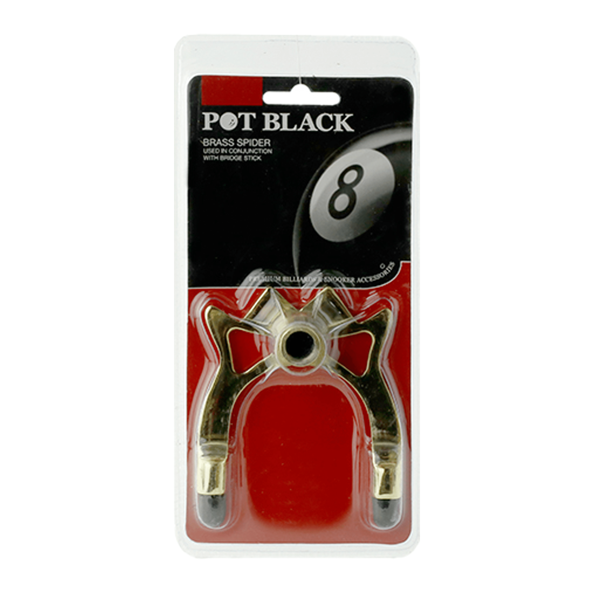 Pot Black Spider Rest Brass / Screw On Accessories