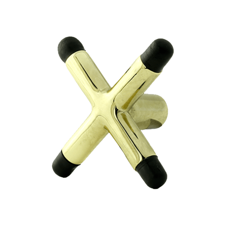 Pot Black X Rest Brass / Screw On Accessories