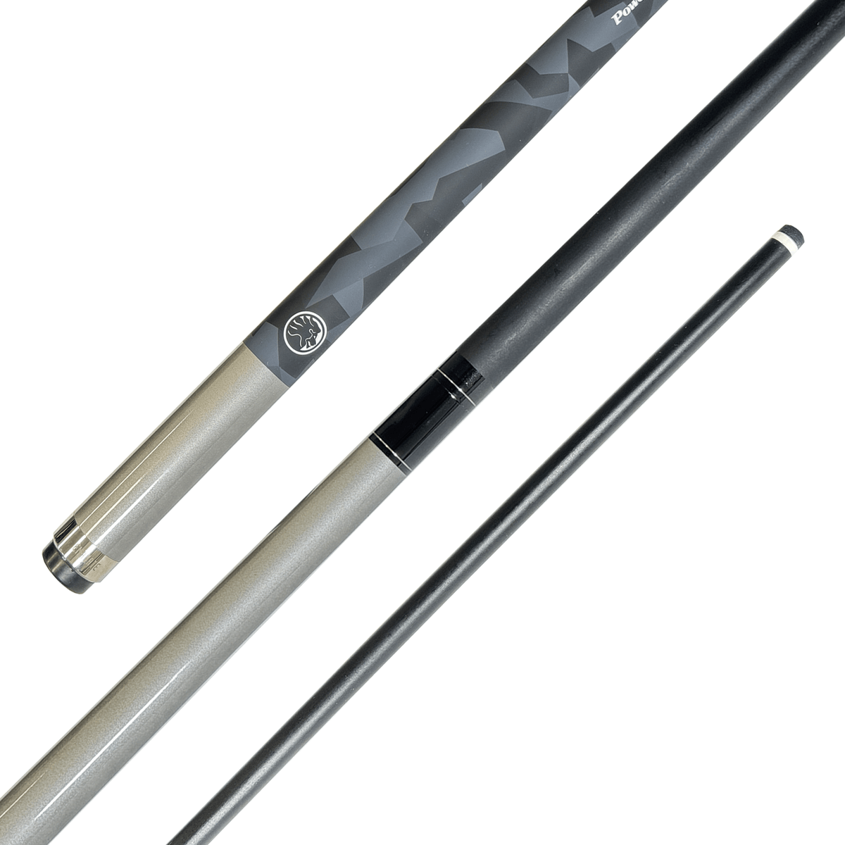 Powerglide Emanate - 2-Piece Carbon Composite Cue 57" / 10mm Glue On / Grey Cues