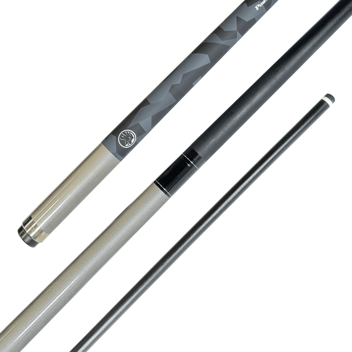 Powerglide Emanate - 2-Piece Carbon Composite Cue 57" / 10mm Glue On / Grey Cues