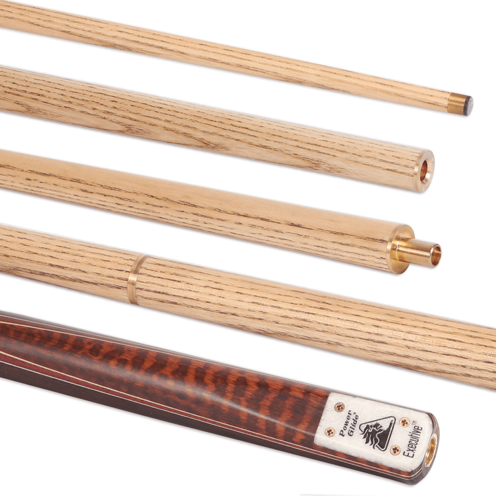 Powerglide Executive - 2-Piece Ash Cue with 6" Extension Cues
