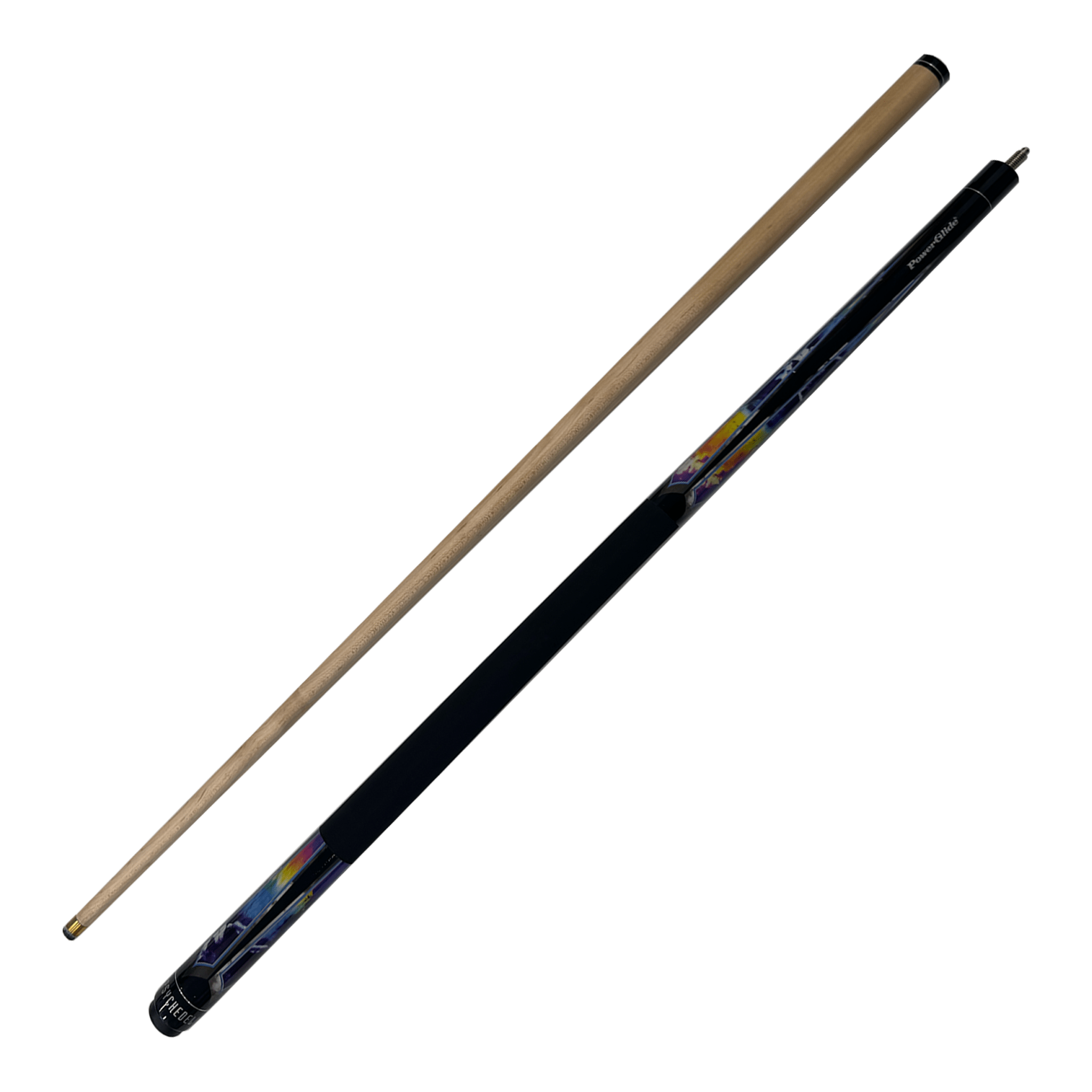 Powerglide Psychedelic - 2-Piece Maple Cue 57" / 10mm Glue On Cues