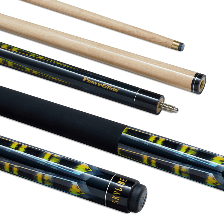 Powerglide Skyline - 2-Piece Maple Cue 57" / 10mm Glue On Cues