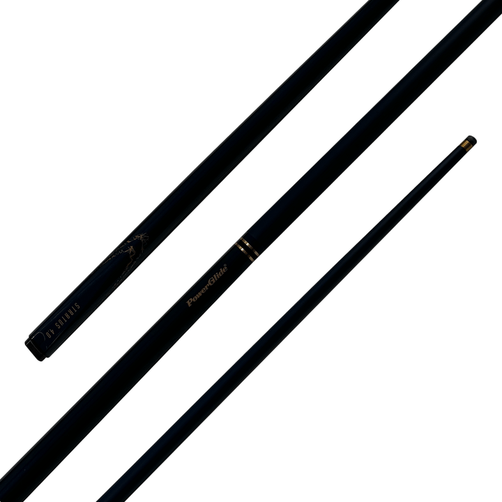 Powerglide Stratus - 2-Piece Graphite Cue 57" / 10mm Glue On / Blue Rose Cues
