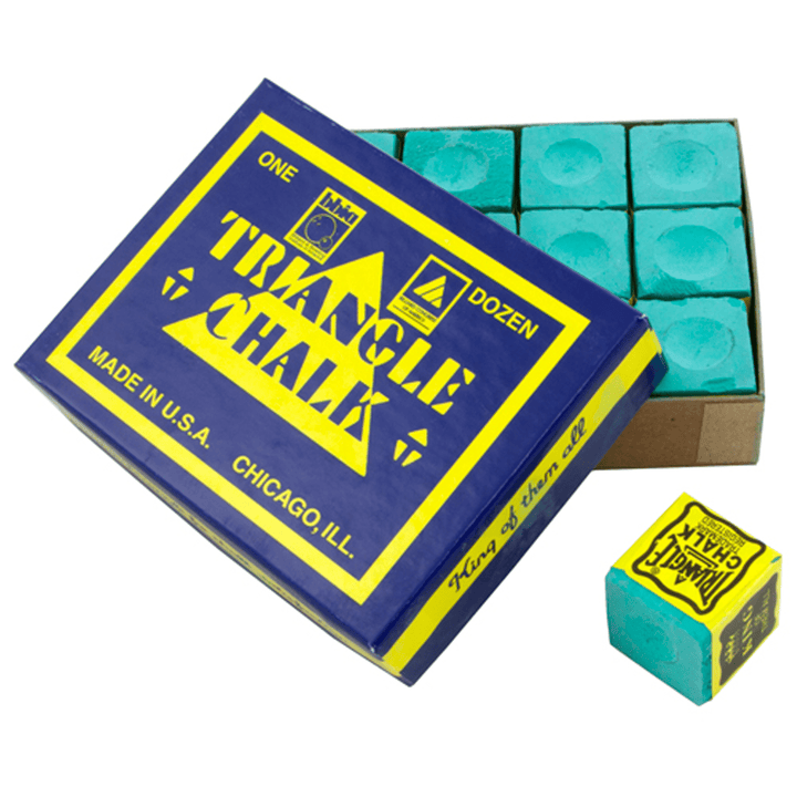 Triangle Chalk (12 Pack) Green Accessories