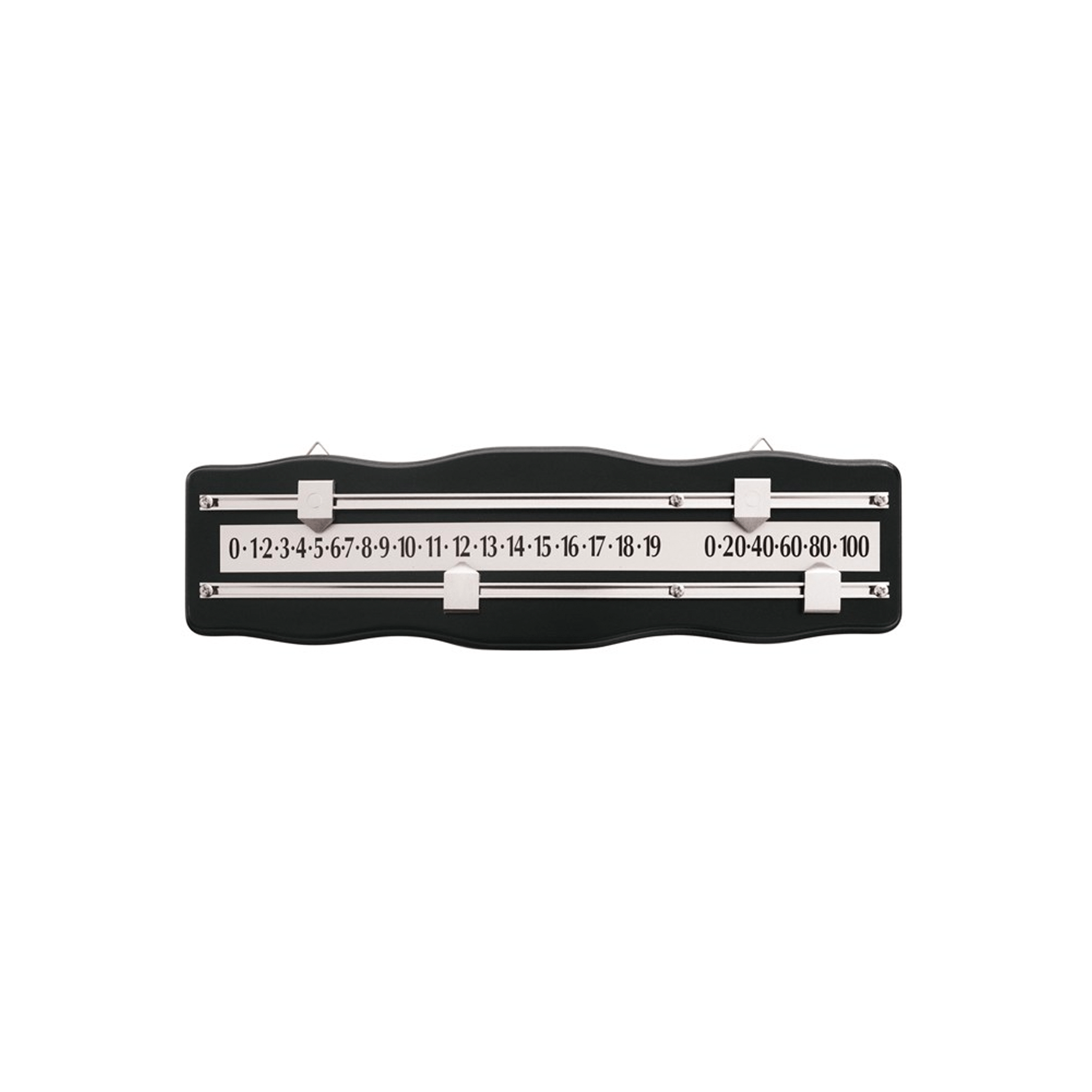Formula Sports 2 Player Scoreboard Black & Chrome Accessories