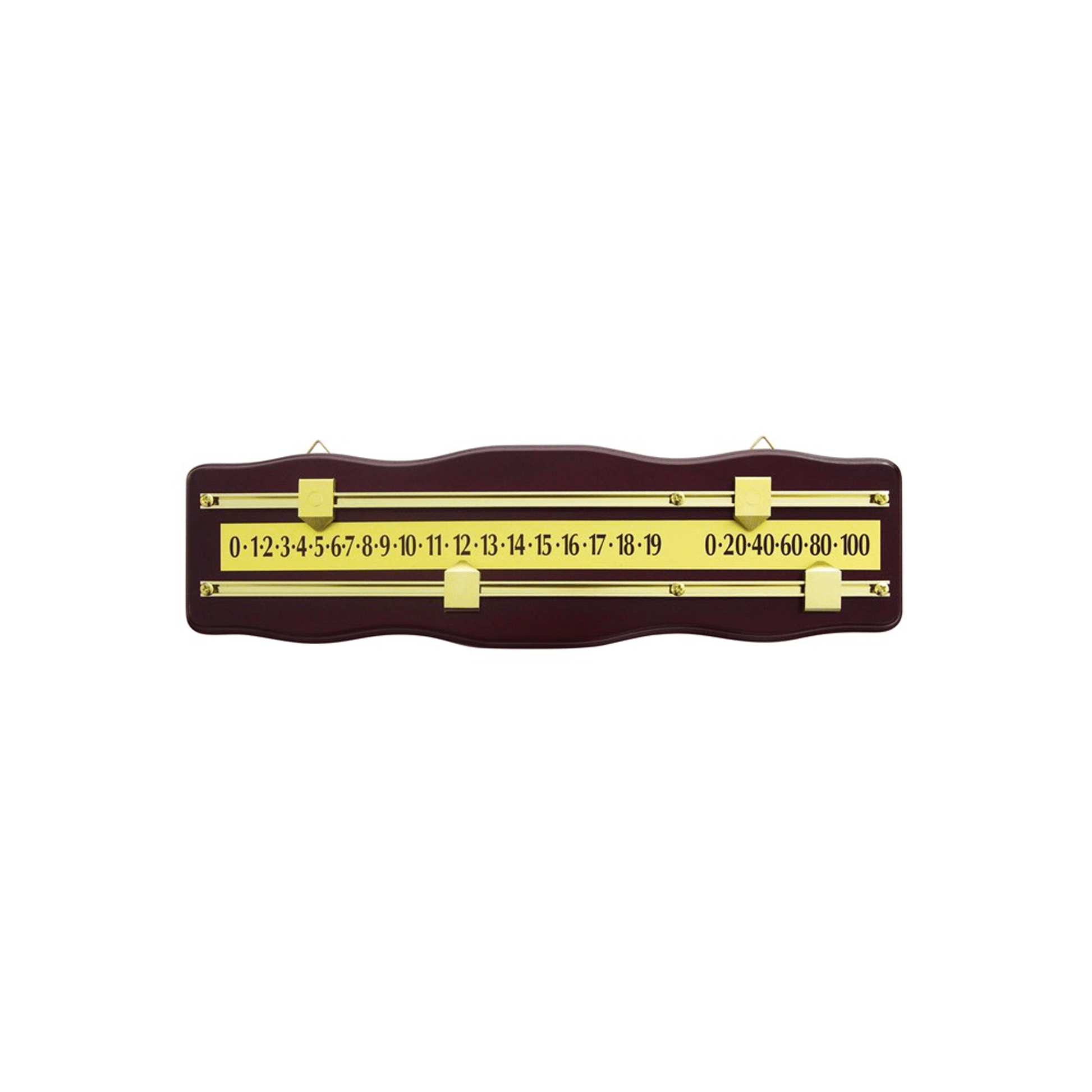 Formula Sports 2 Player Scoreboard Mahogany & Brass Accessories