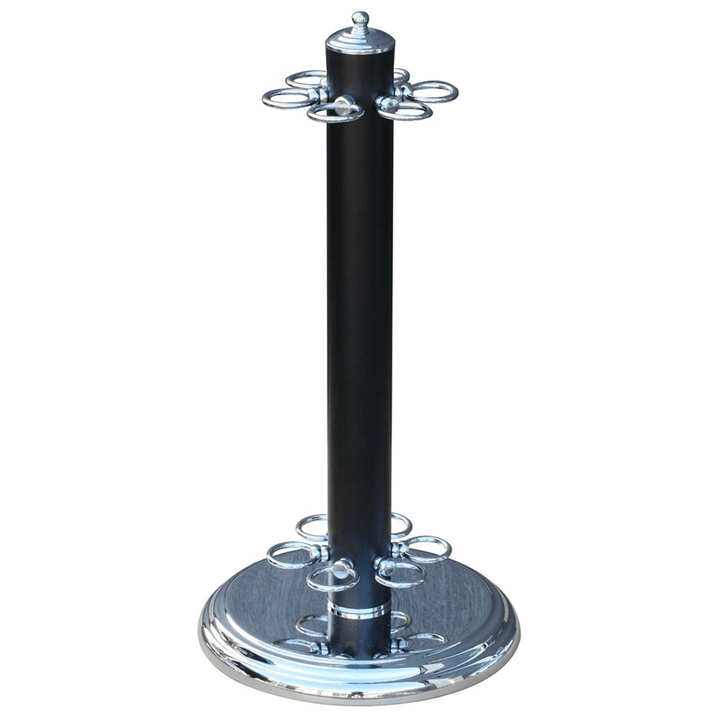 Formula Sports 6 Cue Metal Stand Black & Chrome Accessories