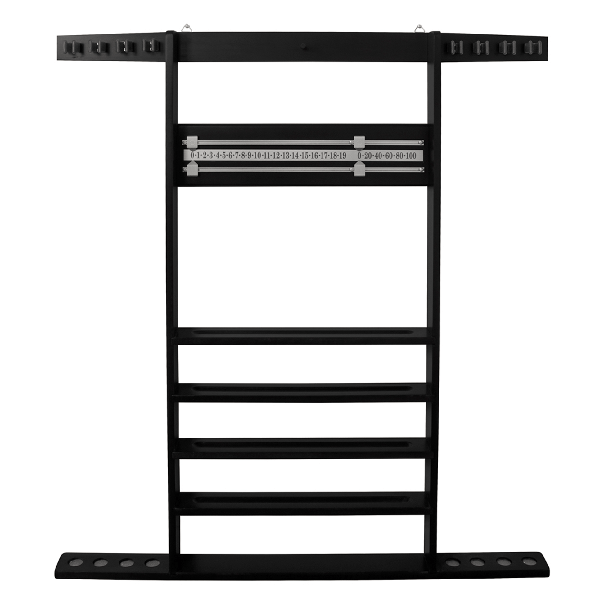 Formula Sports 8 Cue Combi Cue Rack Black Accessories