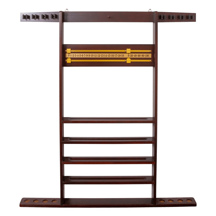 Formula Sports 8 Cue Combi Cue Rack Mahogany Accessories