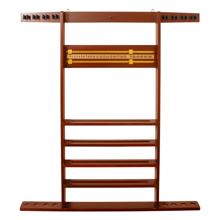 Formula Sports 8 Cue Combi Cue Rack Walnut Accessories