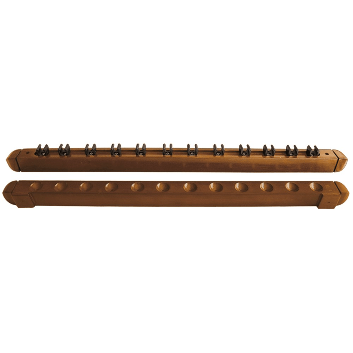 Formula Sports Oak Wall Cue Rack 12 Cue Accessories