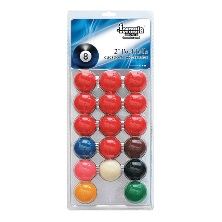 Formula Sports Standard Snooker Balls 2" Balls
