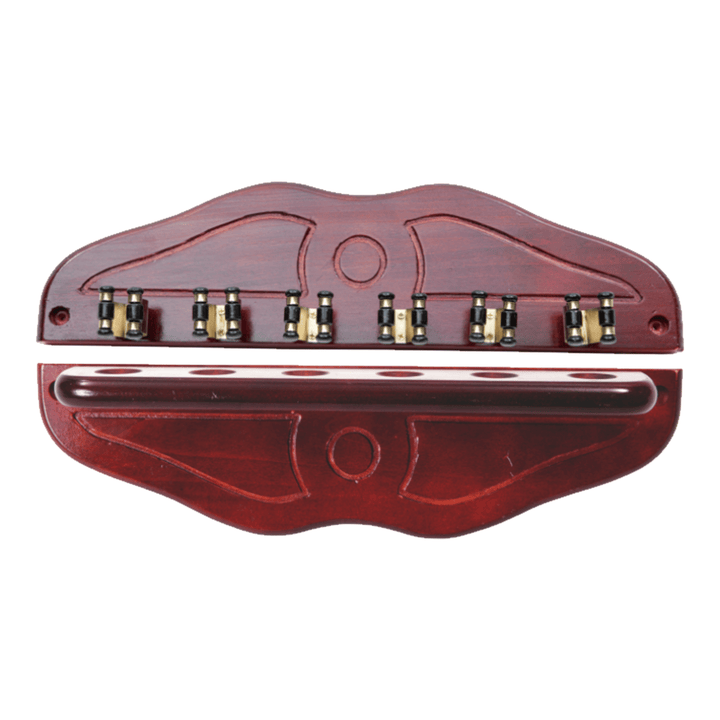 Mitchell 6 Clip Cue Rack 6 Cue / Mahogany Accessories