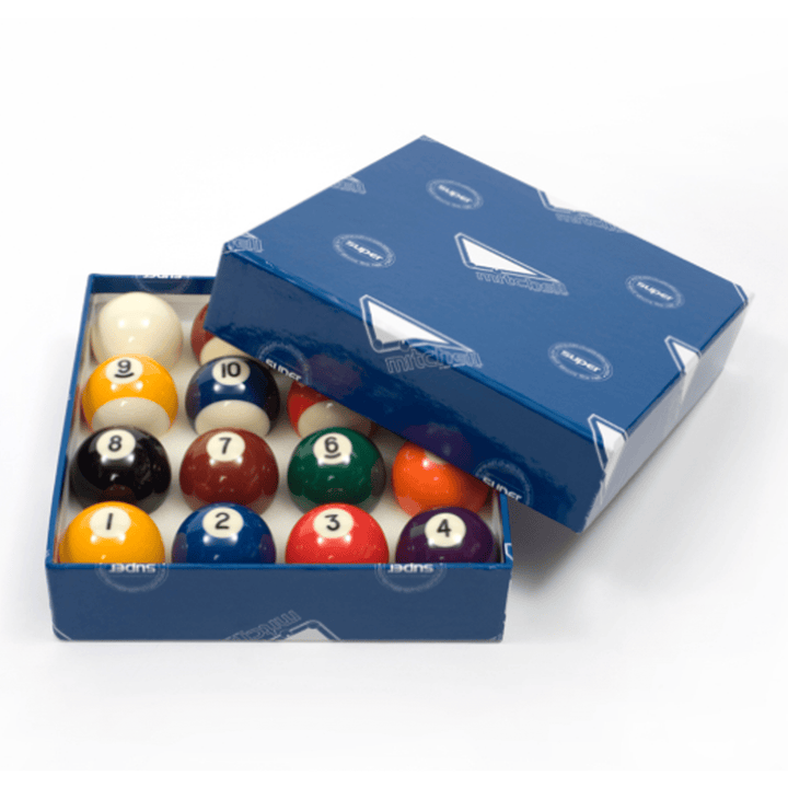 Mitchell Super Polyester Grade A Kelly Pool Balls 2" Balls